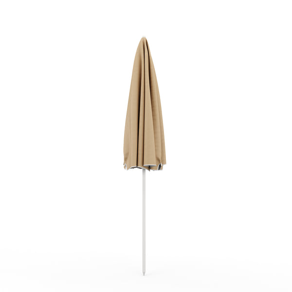 Ombrellone da spiaggia, ombrellone da spiaggia, 180 cm, marrone chiaro