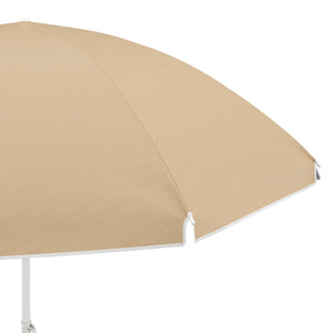 Ombrellone da spiaggia, ombrellone da spiaggia, 180 cm, marrone chiaro