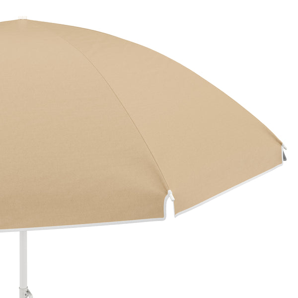 Sonnenschirm Strandschirm 200 cm hellbraun
