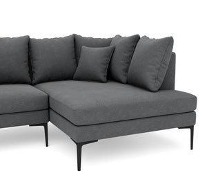 Ecksofa JOEY rechts anthrazit