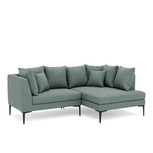 Ecksofa JOEY rechts dunkelgrün