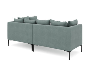Ecksofa JOEY rechts dunkelgrün