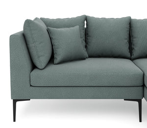 Ecksofa JOEY rechts dunkelgrün