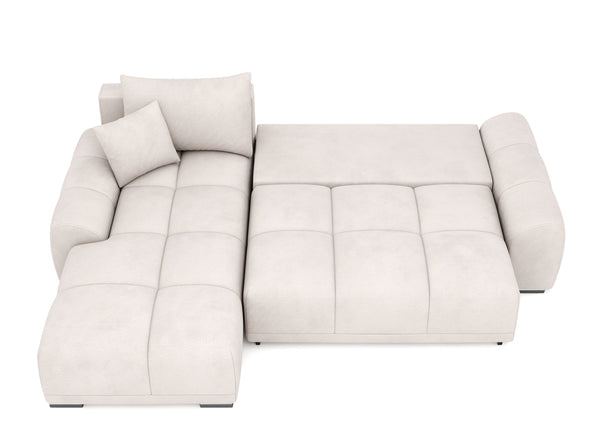 Ecksofa mit Schlaffunktion TRAVIS links beige