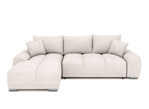Ecksofa mit Schlaffunktion TRAVIS links beige