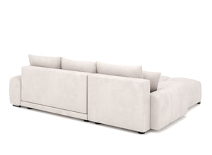 Ecksofa mit Schlaffunktion TRAVIS links beige