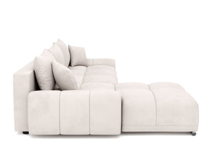 Ecksofa mit Schlaffunktion TRAVIS links beige