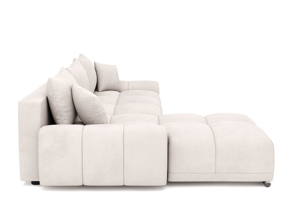 Ecksofa mit Schlaffunktion TRAVIS links beige