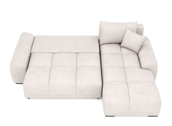 Ecksofa mit Schlaffunktion TRAVIS rechts beige