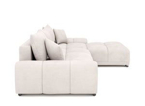 Ecksofa mit Schlaffunktion TRAVIS rechts beige