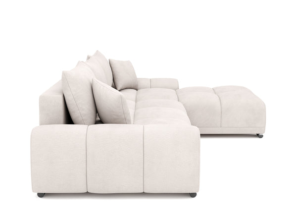 Ecksofa mit Schlaffunktion TRAVIS rechts beige