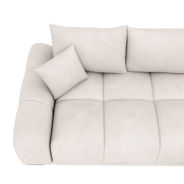 Ecksofa mit Schlaffunktion TRAVIS rechts beige