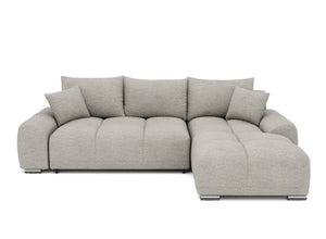 Ecksofa mit Schlaffunktion TRAVIS rechts grau