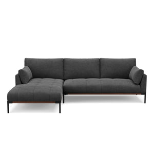 Ecksofa TIMBER links anthrazit