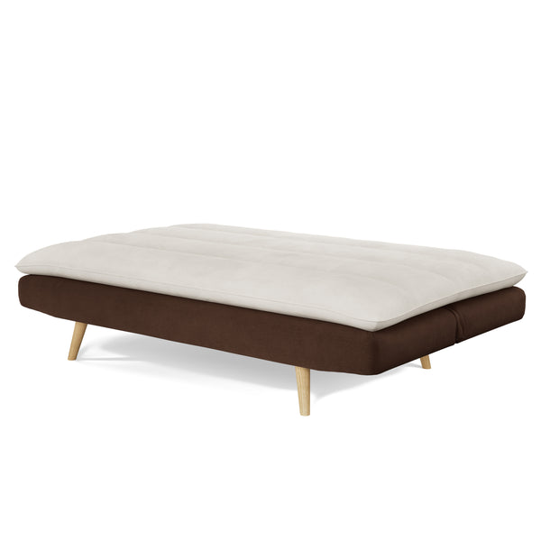 Schlafsofa ANDRI braun/beige