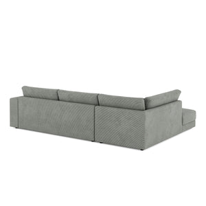 Ecksofa Cord TARJA links anthrazit
