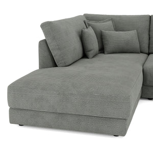 Ecksofa Cord TARJA links anthrazit