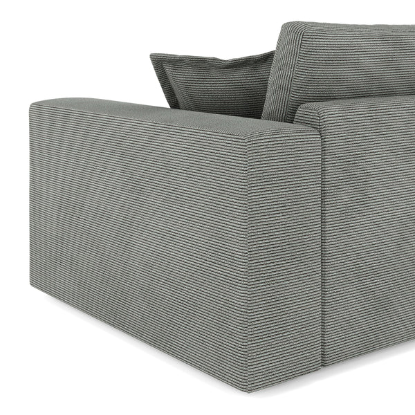 Ecksofa Cord TARJA links anthrazit