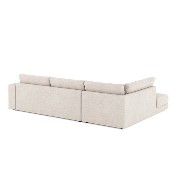 Ecksofa Cord TARJA links beige