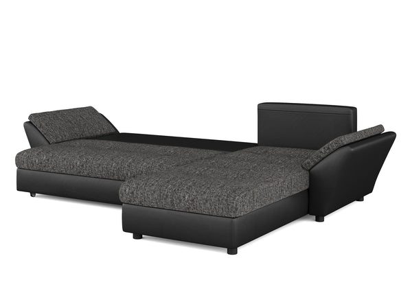 Ecksofa CAESAR schwarz