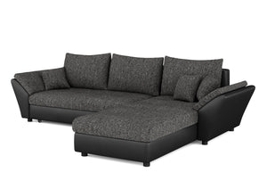 Ecksofa CAESAR schwarz