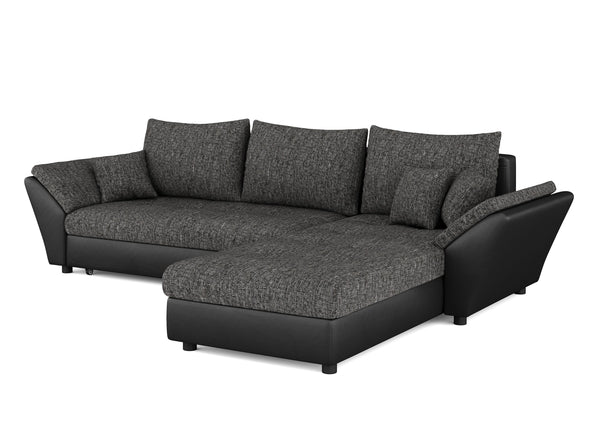Ecksofa CAESAR schwarz