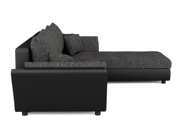 Ecksofa CAESAR schwarz