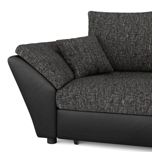 Ecksofa CAESAR schwarz