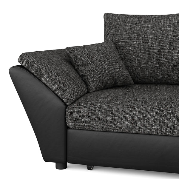 Ecksofa CAESAR schwarz