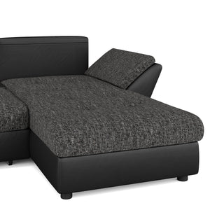 Ecksofa CAESAR schwarz