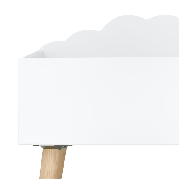Spielzeugkiste DREAMYCLOUD 58 x 46 x 28 cm weiss/natur