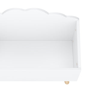 Spielzeugkiste DREAMYCLOUD 58 x 46 x 28 cm weiss/natur