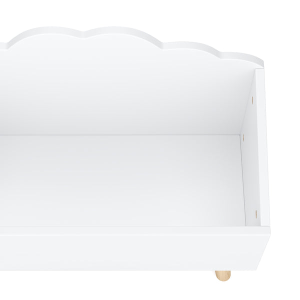 Spielzeugkiste DREAMYCLOUD 58 x 46 x 28 cm weiss/natur