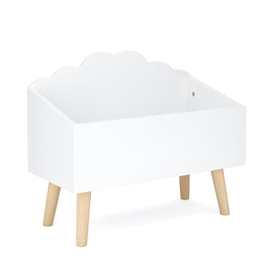 Spielzeugkiste DREAMYCLOUD 58 x 46 x 28 cm weiss/natur