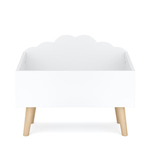 Spielzeugkiste DREAMYCLOUD 58 x 46 x 28 cm weiss/natur