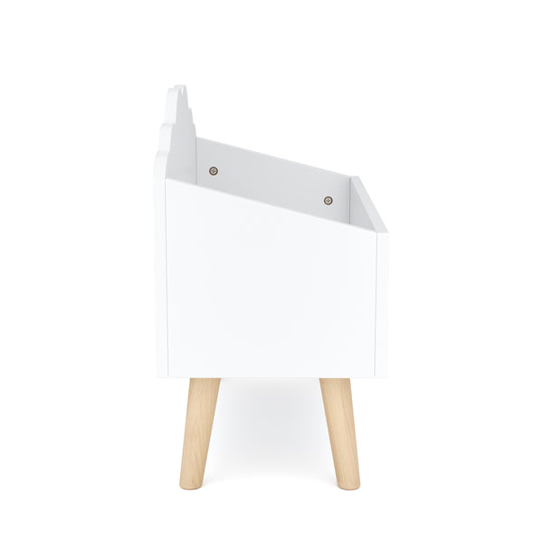 Spielzeugkiste DREAMYCLOUD 58 x 46 x 28 cm weiss/natur