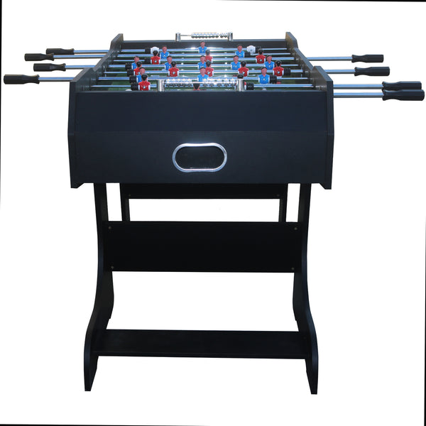 5ft. foldable foosball table with telescopic rods