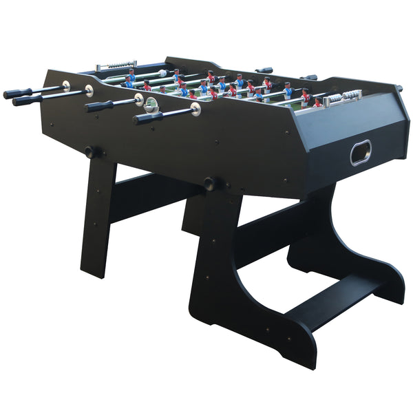 5ft. foldable foosball table with telescopic rods