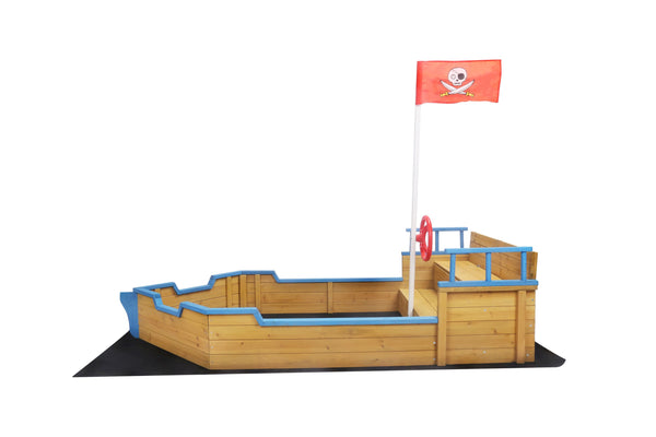 Sandkasten Piratenschiff 195 x 94 cm