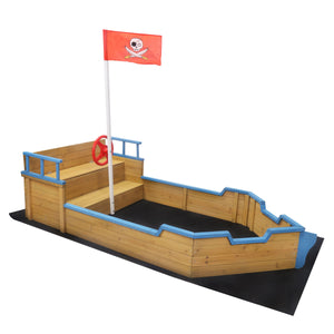 Sandkasten Piratenschiff 195 x 94 cm