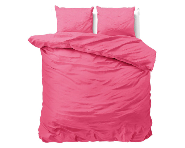 Bettbezug Satin Point rosa 140 x 220 cm