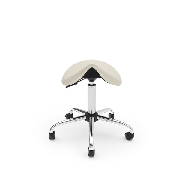 Sattelhocker Drehstuhl beige