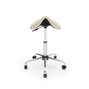 Sattelhocker Drehstuhl beige