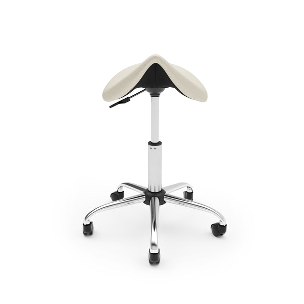 Sattelhocker Drehstuhl beige