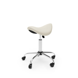 Sattelhocker Drehstuhl beige