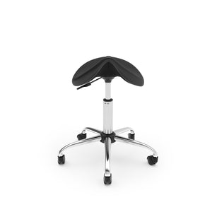 Sattelhocker Drehstuhl schwarz