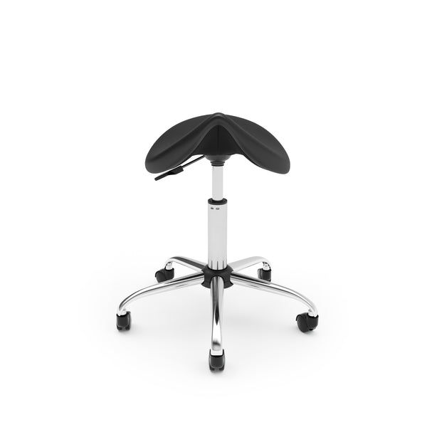 Sattelhocker Drehstuhl schwarz