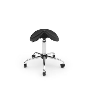 Sattelhocker Drehstuhl schwarz