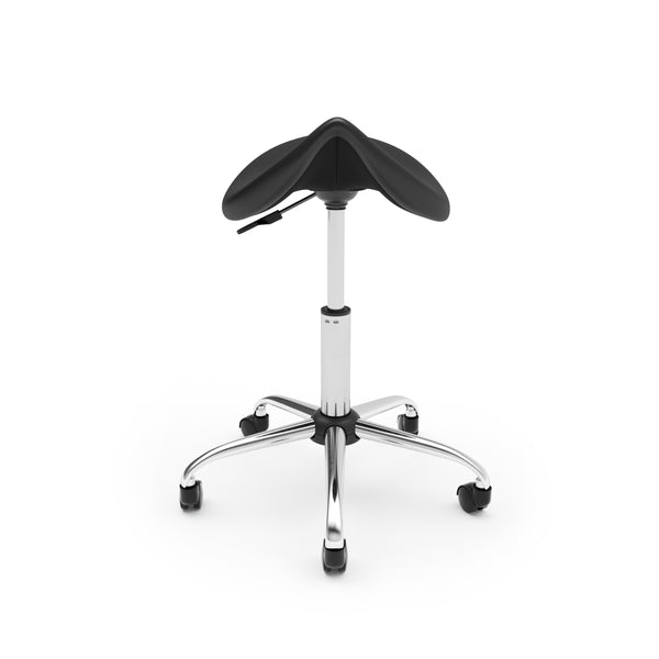 Sattelhocker Drehstuhl schwarz