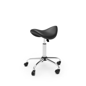 Sattelhocker Drehstuhl schwarz